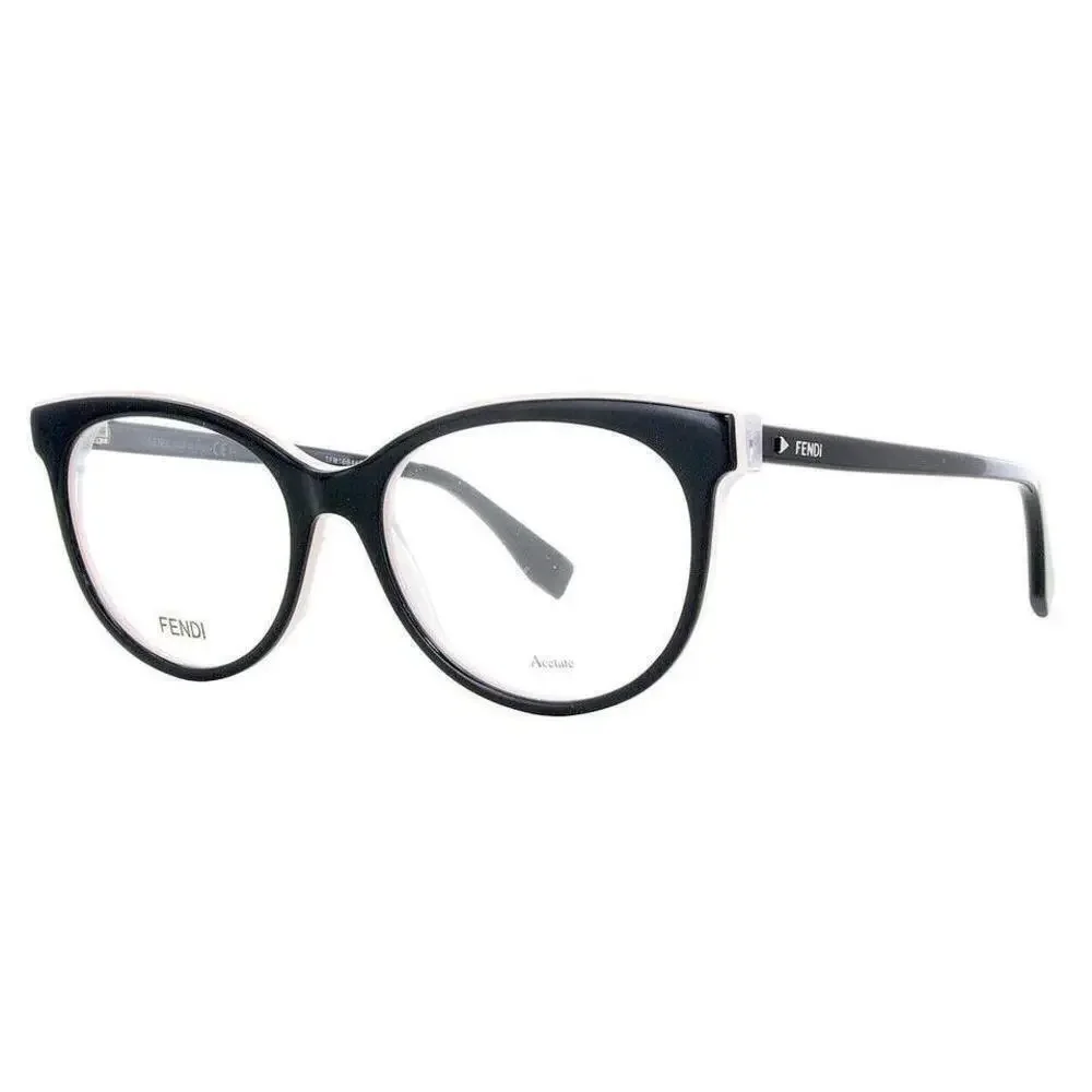 NWT FENDI FF0254 80717 53 0807 Black Eyeglasses